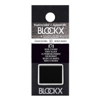 BLOCKX Watercolour Half Pan S1 171 Ivory Black